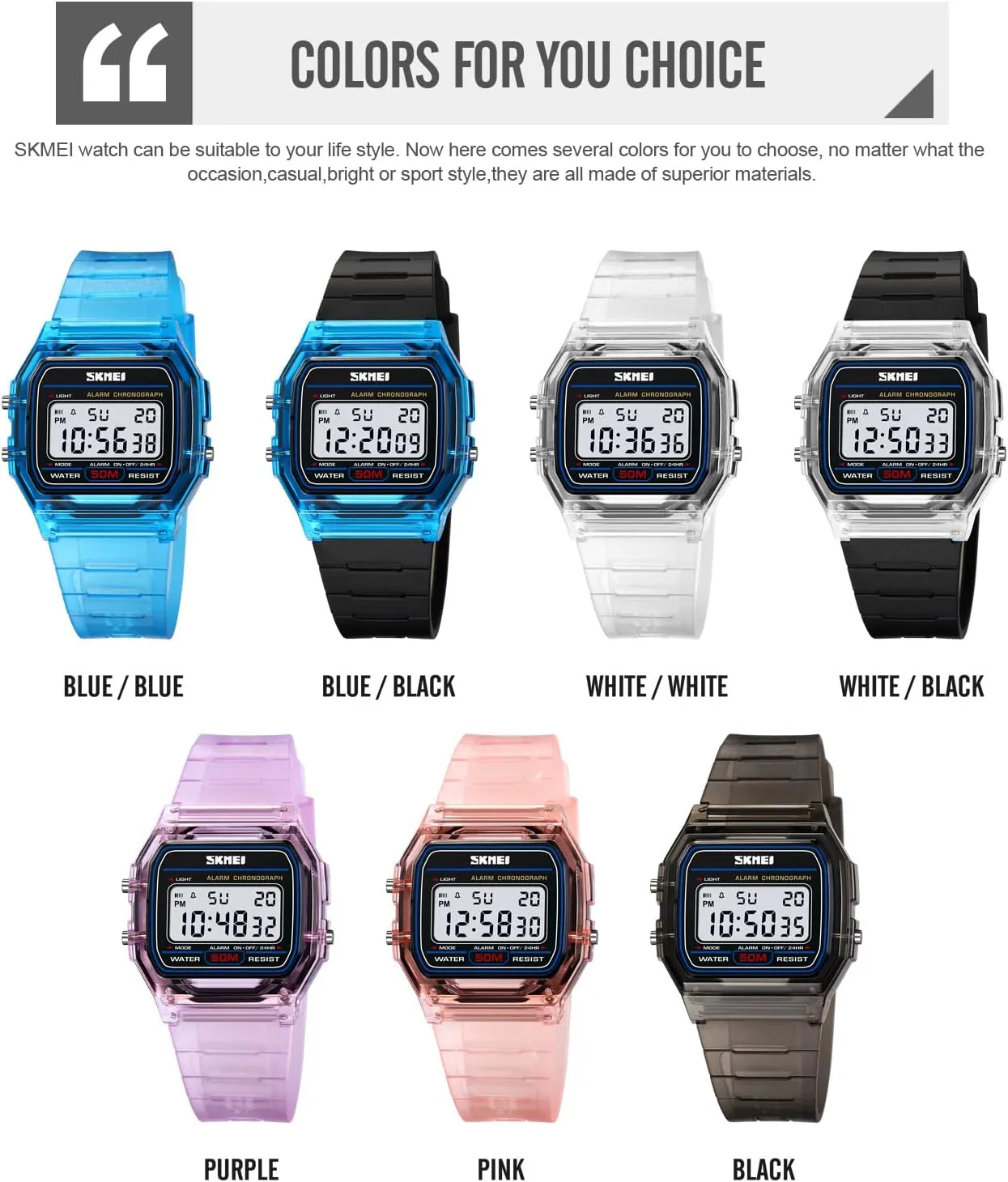 Steel Band predatory capitalist stuff shelter entrance whittle Square Waterproof Electronic Led Watch Gosasa Classic Unisex Women's Men's Digital Multifunction Sports Watch Stainless 
