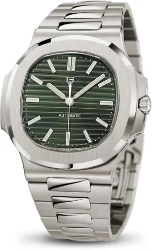 Steel Bracelet, Sapphire Watch, 100M Water Resistant, ST16 Automatic Movement erosion insult annual span keyboard Pagani Design Men's Automatic Watch, Automatic Chronograph, Business Watch, Men's Stainless 