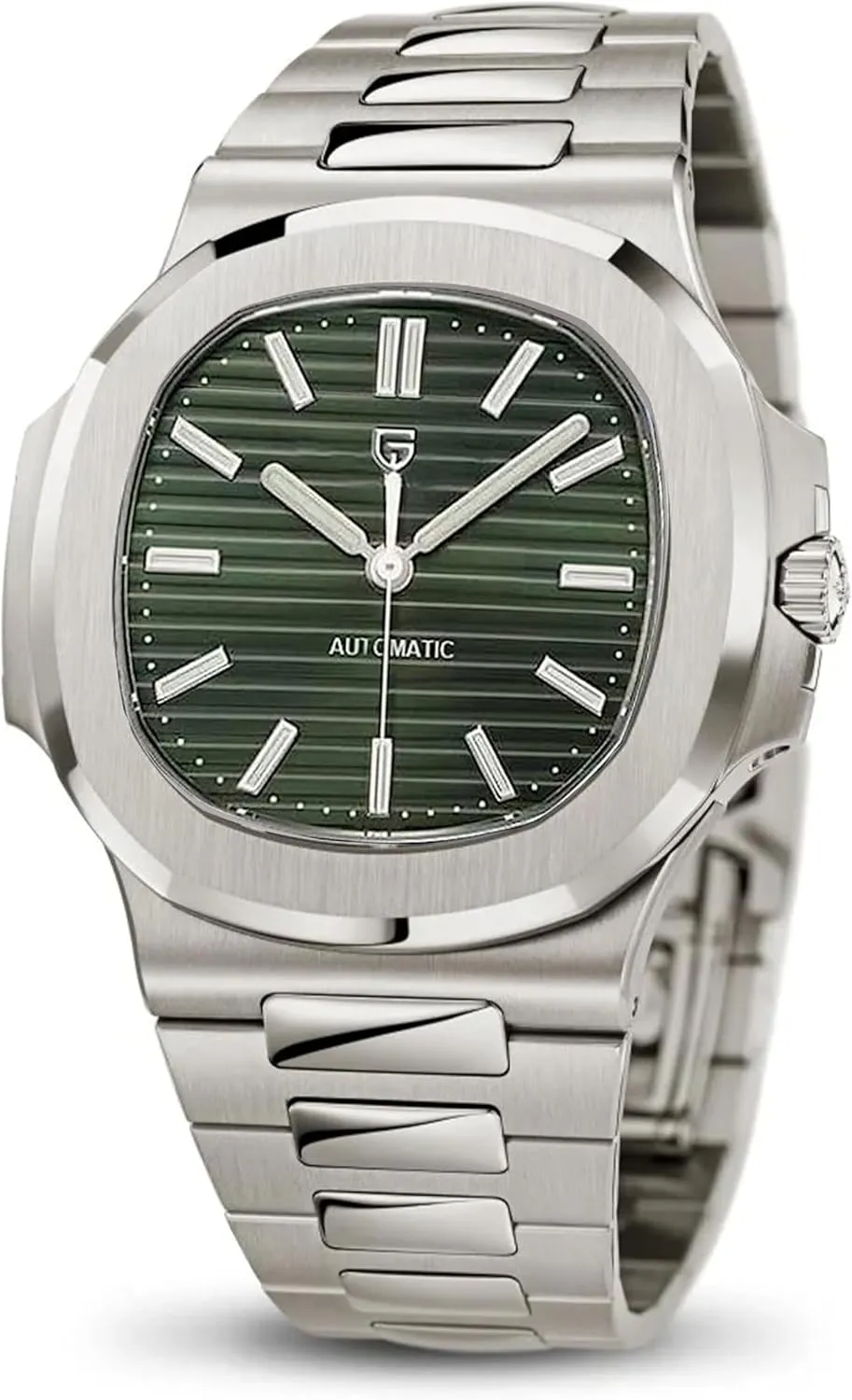 Steel Bracelet, Sapphire Watch, 100M Water Resistant, ST16 Automatic Movement erosion insult annual span keyboard Pagani Design Men's Automatic Watch, Automatic Chronograph, Business Watch, Men's Stainless 