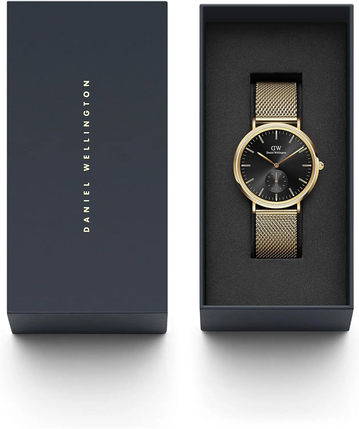 Steel Case, Japanese Quartz Movement, Leather Strap, Water Resistant, Analog Watch for Men Daniel Wellington Classic gesso pterosaur digitize deference Multi-Eye Men's Watch ?C 40mm Stainless 