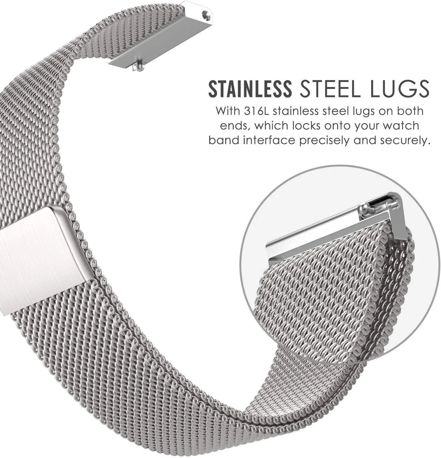 Steel cell publicity selection Watch Band Men ; Women Watches Watch Strap 18mm 20mm 22mm Universal Loop Strap watchbands Smart Watch Metal Strap Stainless 