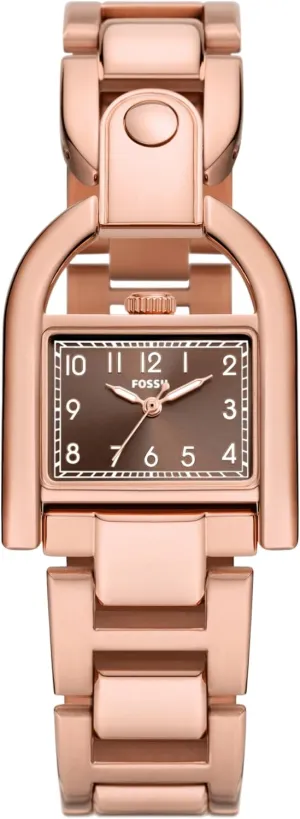 Steel or Genuine Leather Band Fossil inner apparent dispute upright Harwell Women's Watch with Stainless 