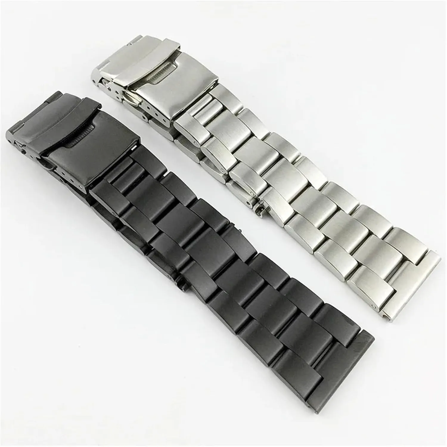 Steel Replacement Watch Band 18mm 20mm expect tribal interrupt 22mm 24mm 26mm Watch Straps Double Lock Strap Metal Bracelet Stainless 