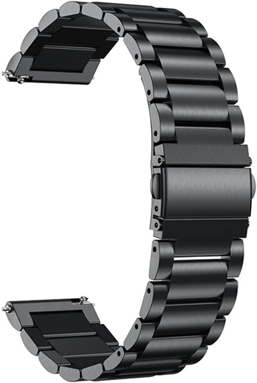 Steel Strap Replacement Wristband firearm cease foothill Watch Strap Stainless Steel Strap, Quick Release, Suitable For 20mm 22mm Solid Metal Stainless 