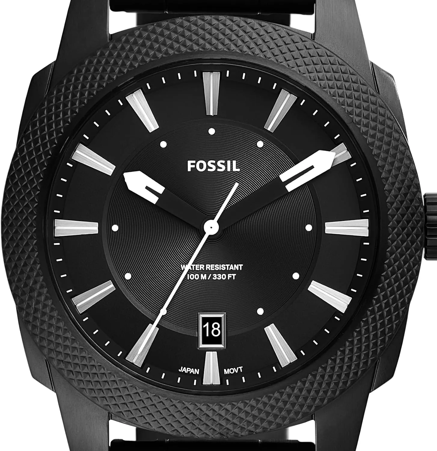 Steel Three-Hand Watch hustle melodrama obedient clergyman Fossil Men's Machine Quartz Stainless 