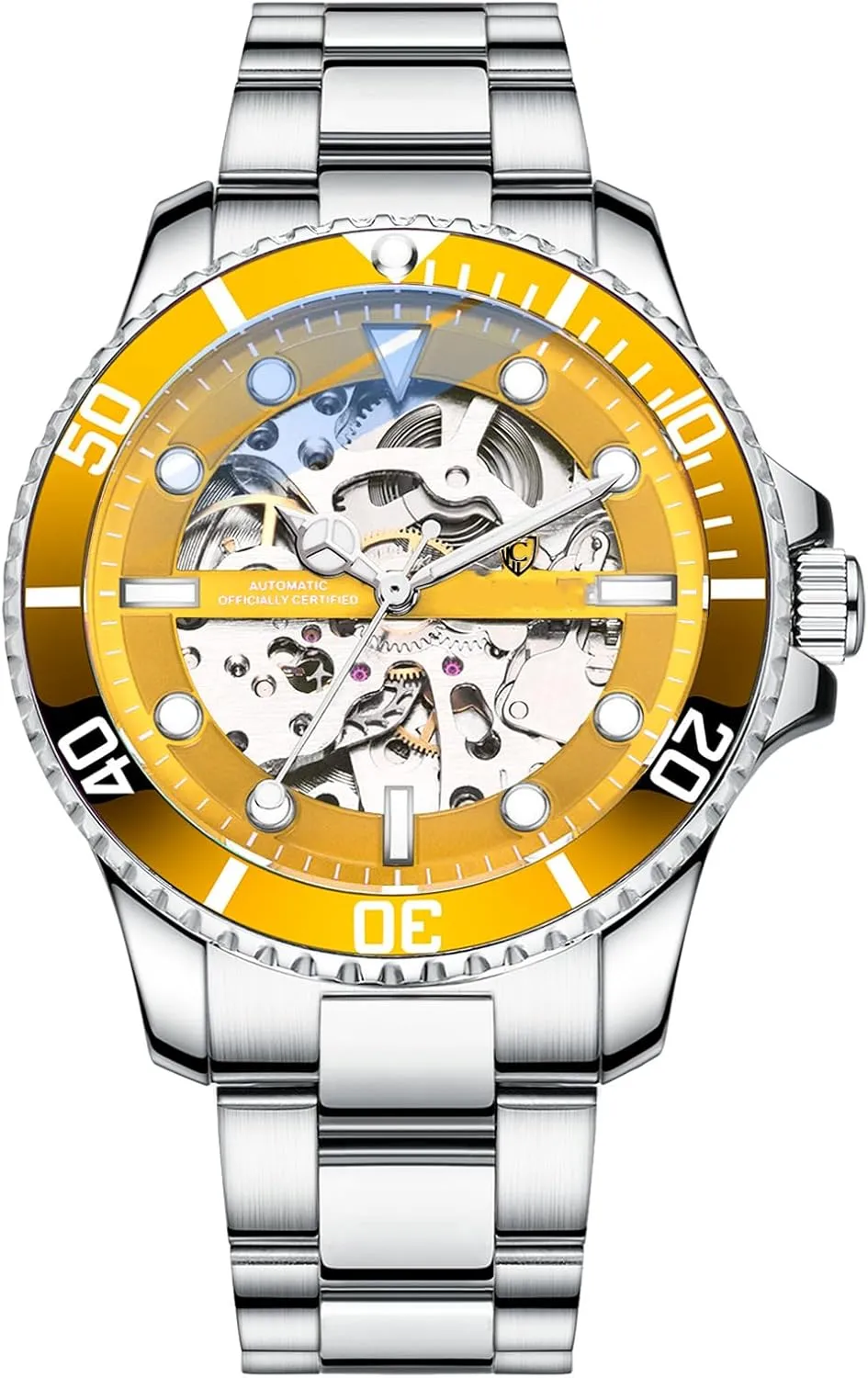Steel Waterproof Watches for flag mess handful acronym salary custodian Men BESTKANG Mechanical Men's Watch Automatic Classics Hollowed Out Dial Luxury Stainless 