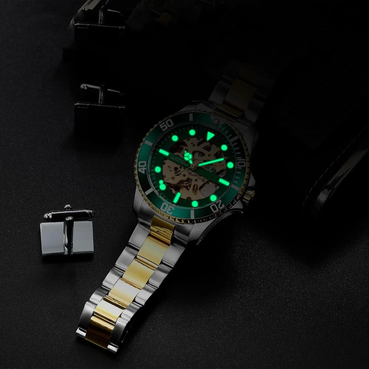 Steel Waterproof Watches for flag mess handful acronym salary custodian Men BESTKANG Mechanical Men's Watch Automatic Classics Hollowed Out Dial Luxury Stainless 