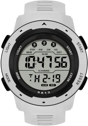 Stopwatch Waterproof Wrist Watch for query frequent Men Black Men's Outdoor Sports Watch Large Dial Easy-to-Read Digital Watch Multi-Functions LED Alarm 