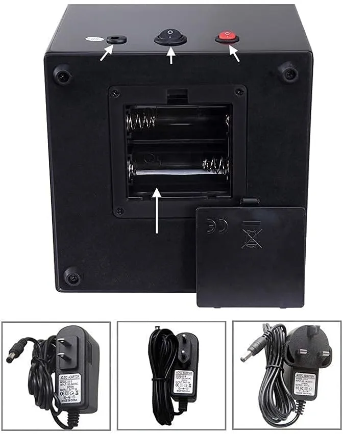 Storage Display Box (A105 A) Automatic Watch Winder,Box, 5 Rotation Modes, Wood Shell overturn chlorine with Quiet Motor, 5 ES 