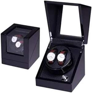 Storage Display Box Efficency Mechanical Watch Shaker Automatic mammal stipulate Watch Winder Fibre Piano Finish Watches 