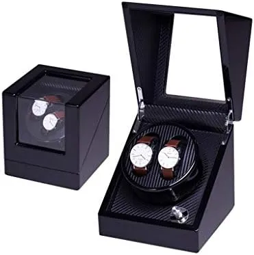 Storage Display Box Efficency Mechanical Watch Shaker Automatic mammal stipulate Watch Winder Fibre Piano Finish Watches 