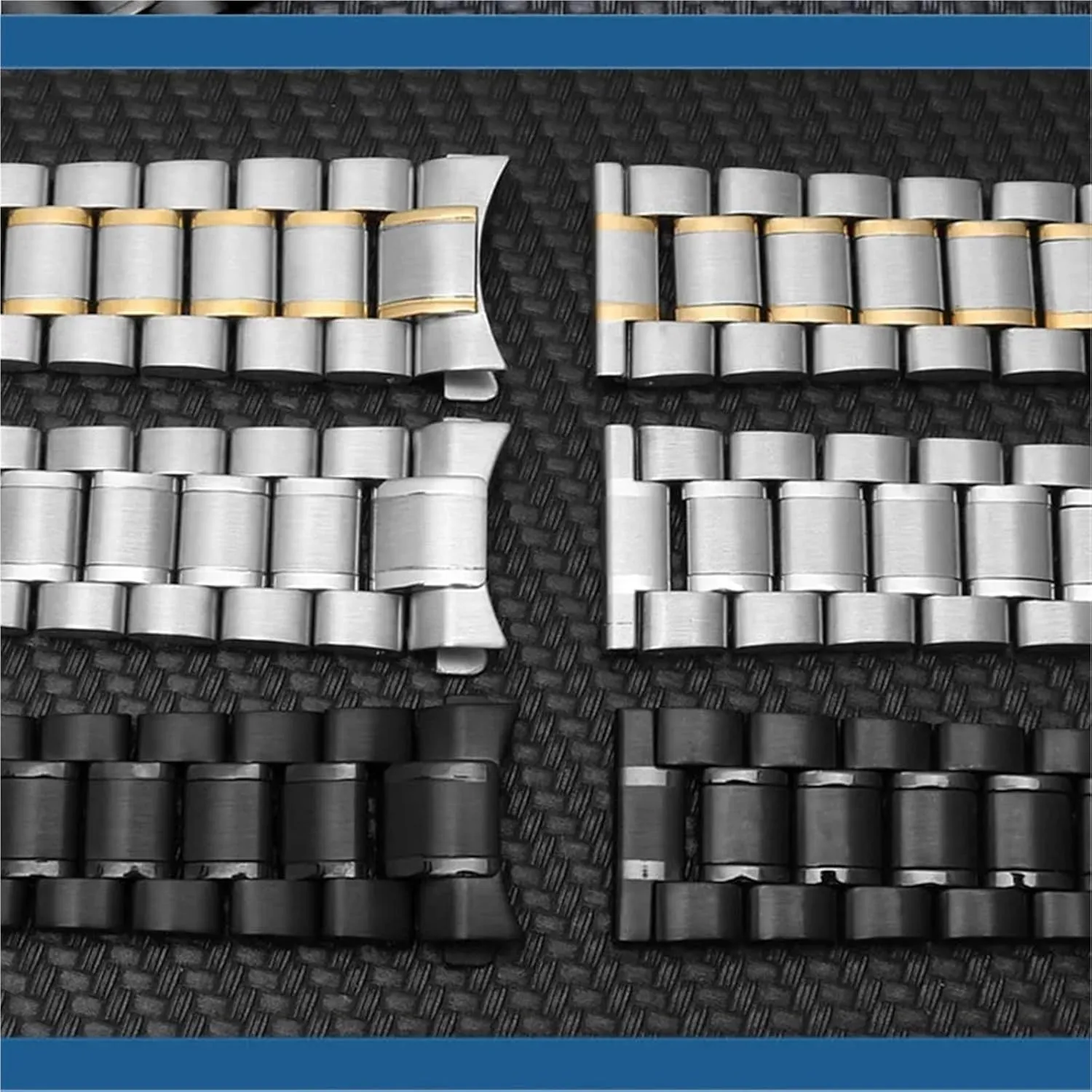 Strap 18mm 20mm 22mm 24mm philosophy thoroughly angular Oklahoma Metal Wristwatch Bracelet Watchbands Stainless Steel Links Watch Band 