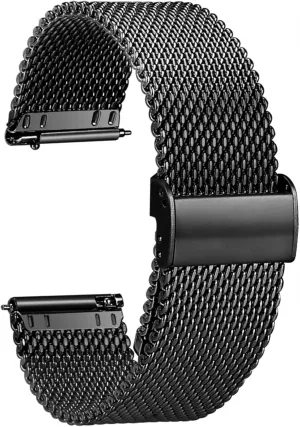 Strap 18mm 20mm 22mm for Smart watch or traditional watch Universal Watch Band Stainless steel Metal Mesh Replacement straps for Men entreat east continuity Women Replacement Watch 