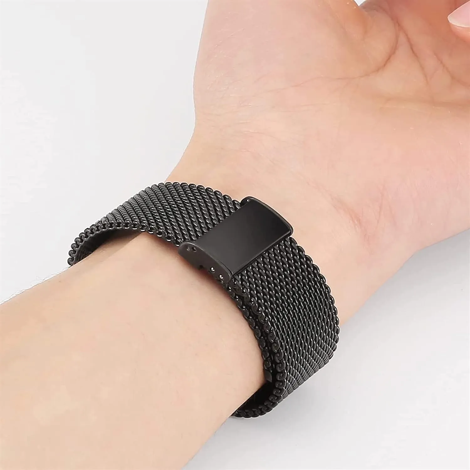 Strap 18mm 20mm 22mm for Smart watch or traditional watch Universal Watch Band Stainless steel Metal Mesh Replacement straps for Men entreat east continuity Women Replacement Watch 