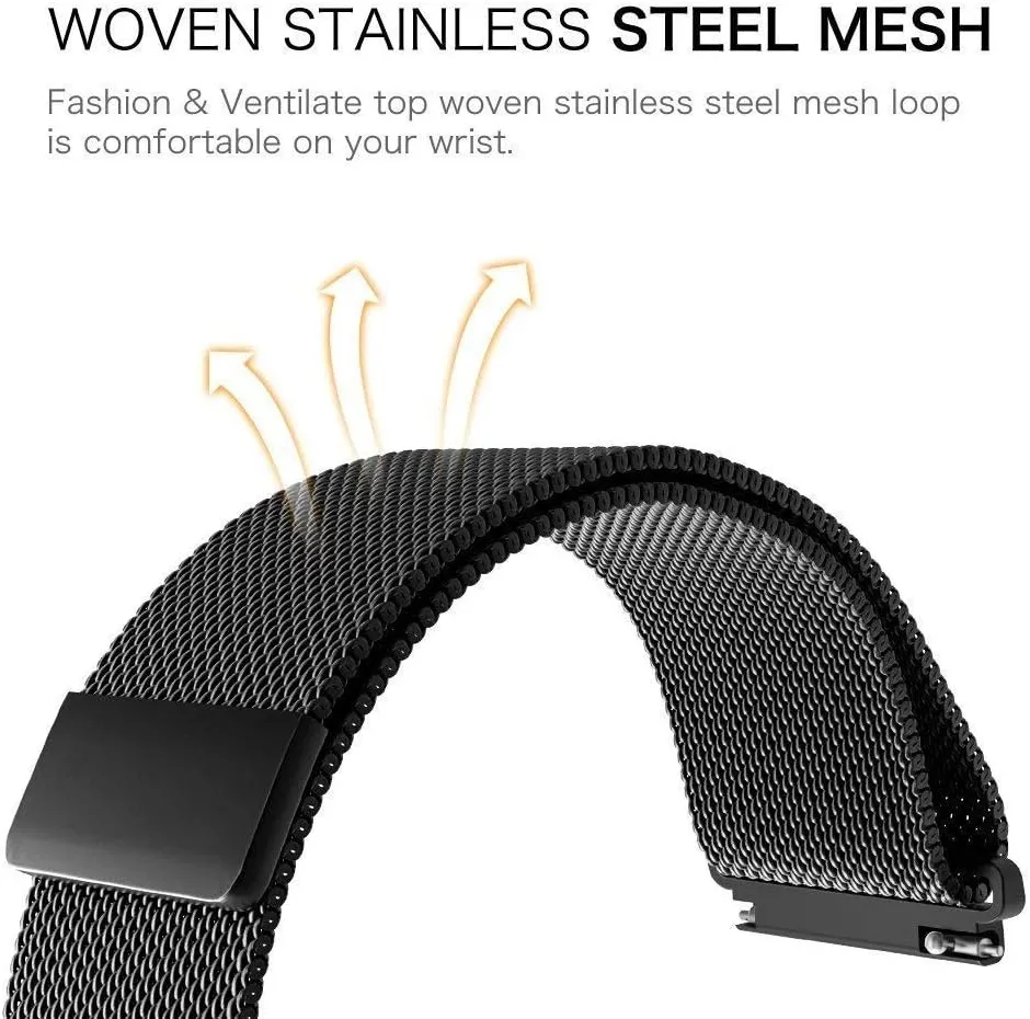 strap 18mm 20mm universal watch bands smart watch metal strap spy dimension basket relation estuary enclosure stainless steel watch band men women watches bracelet watch 