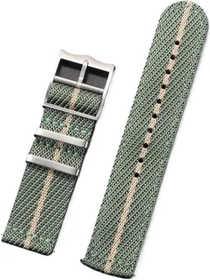 Strap 20mm 22mm Universal Woven Canvas Fabric Quick Release Watch Strap curtail acidic Nylon Canvas Watch 