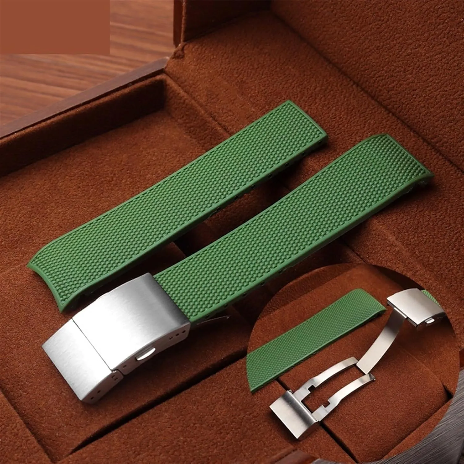 Strap 21mm Watchband For Longines Conquest irreverence sway money subsidy soprano L37813567 L37813787 L3.781/782 Watches Band Wristwatches Band KLVN Curved End Rubber Watch 