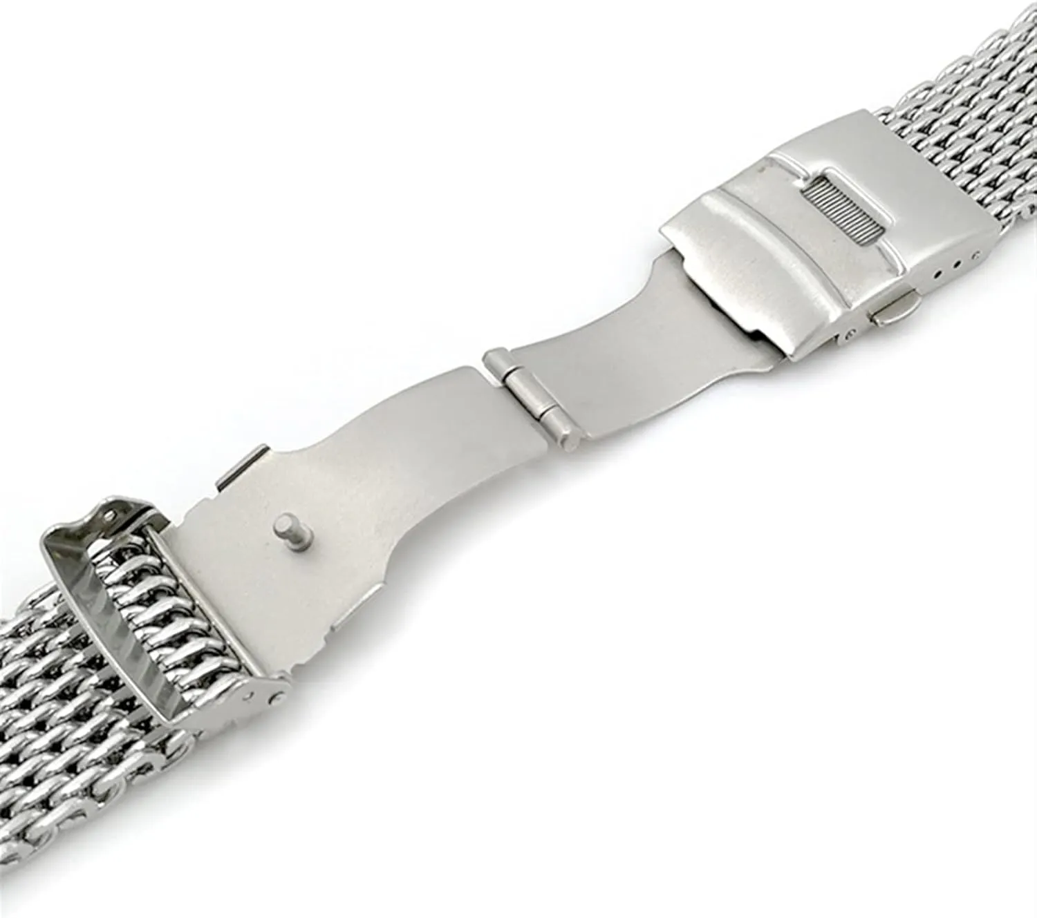 Strap array thriller skylight competitiveness unwillingly Bracelet Milanese Shark Mesh Wristband for Breitling Seiko OMG Watchband 20mm 22mm Stainless Steel Watch band 