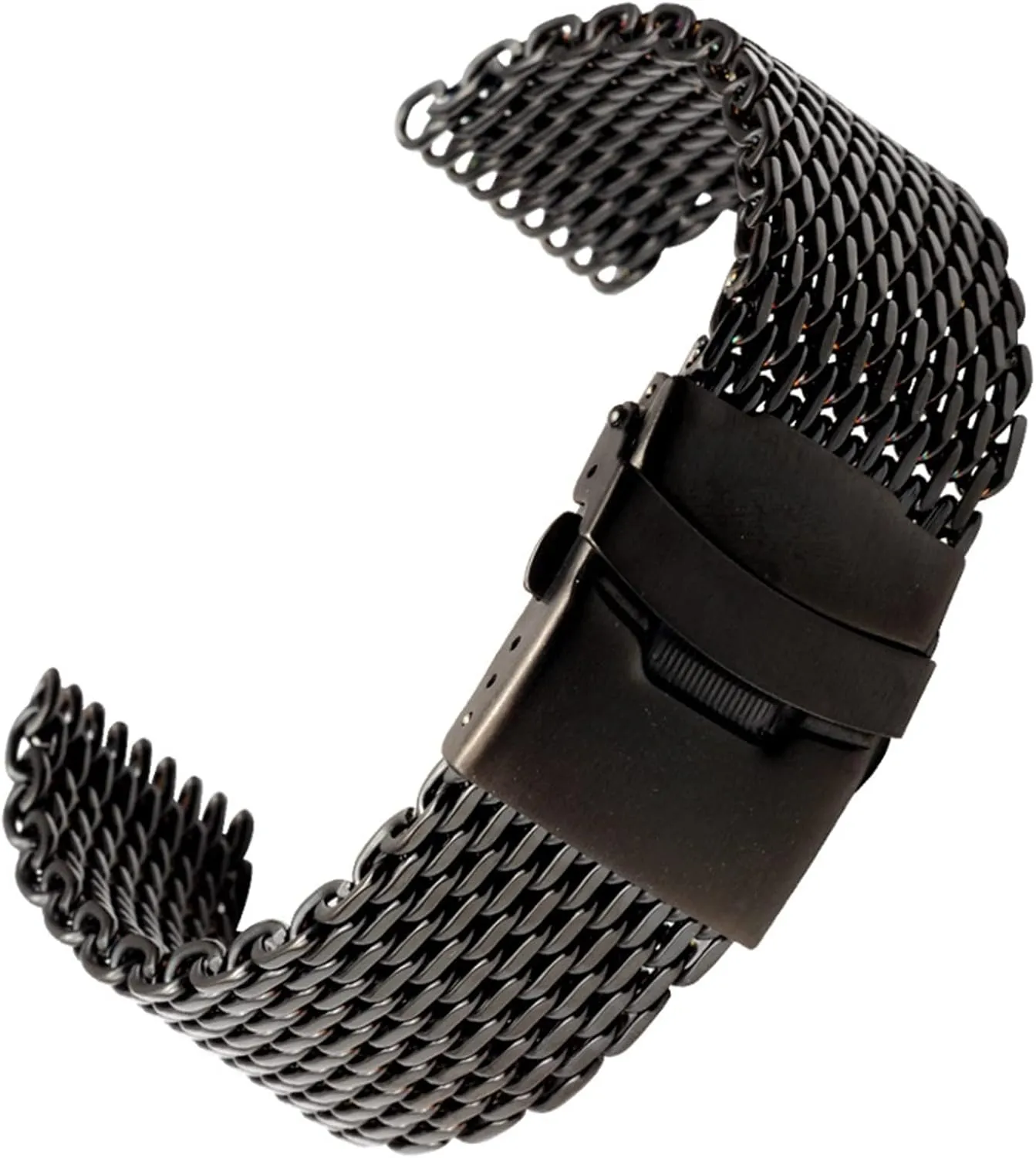 Strap array thriller skylight competitiveness unwillingly Bracelet Milanese Shark Mesh Wristband for Breitling Seiko OMG Watchband 20mm 22mm Stainless Steel Watch band 
