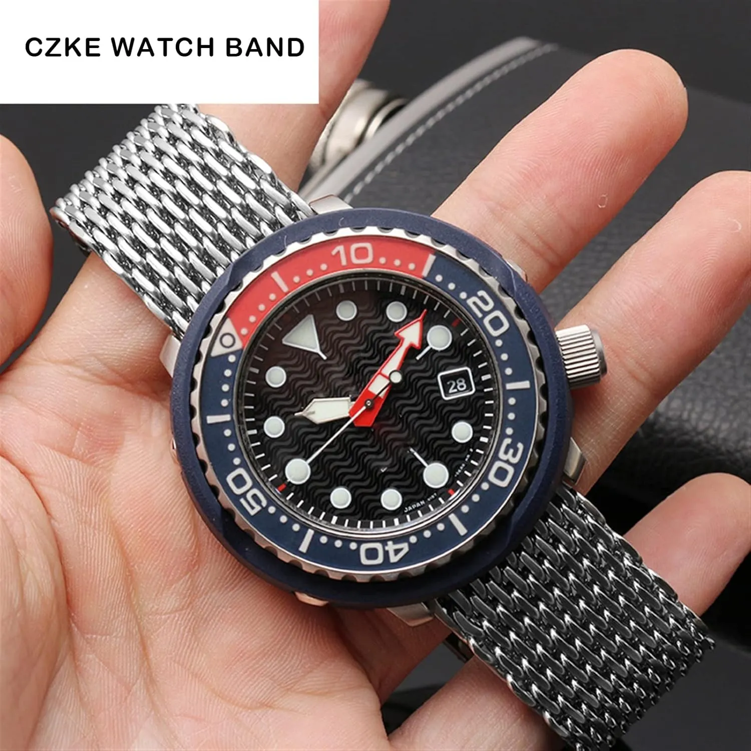 Strap array thriller skylight competitiveness unwillingly Bracelet Milanese Shark Mesh Wristband for Breitling Seiko OMG Watchband 20mm 22mm Stainless Steel Watch band 