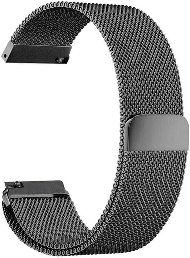 Strap (Band Color : Rose gold, Band Width : 16mm) ( Colo Metal cord Replacement Band,Watch Straps, Watch Strap Mesh Loop Watchbands 16mm 18mm 20mm 22mm 24mm Silver Rose Gold Black Bracelet Wrist Watch Band 