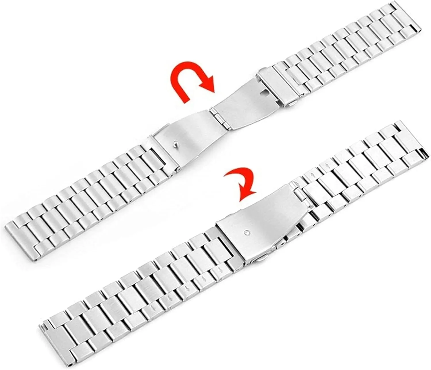 Strap Classic dusty Stainless Steel Watch Band Traditional And Smart Watch Band 20mm Wristband Metal Wristband Bracelet Watch 