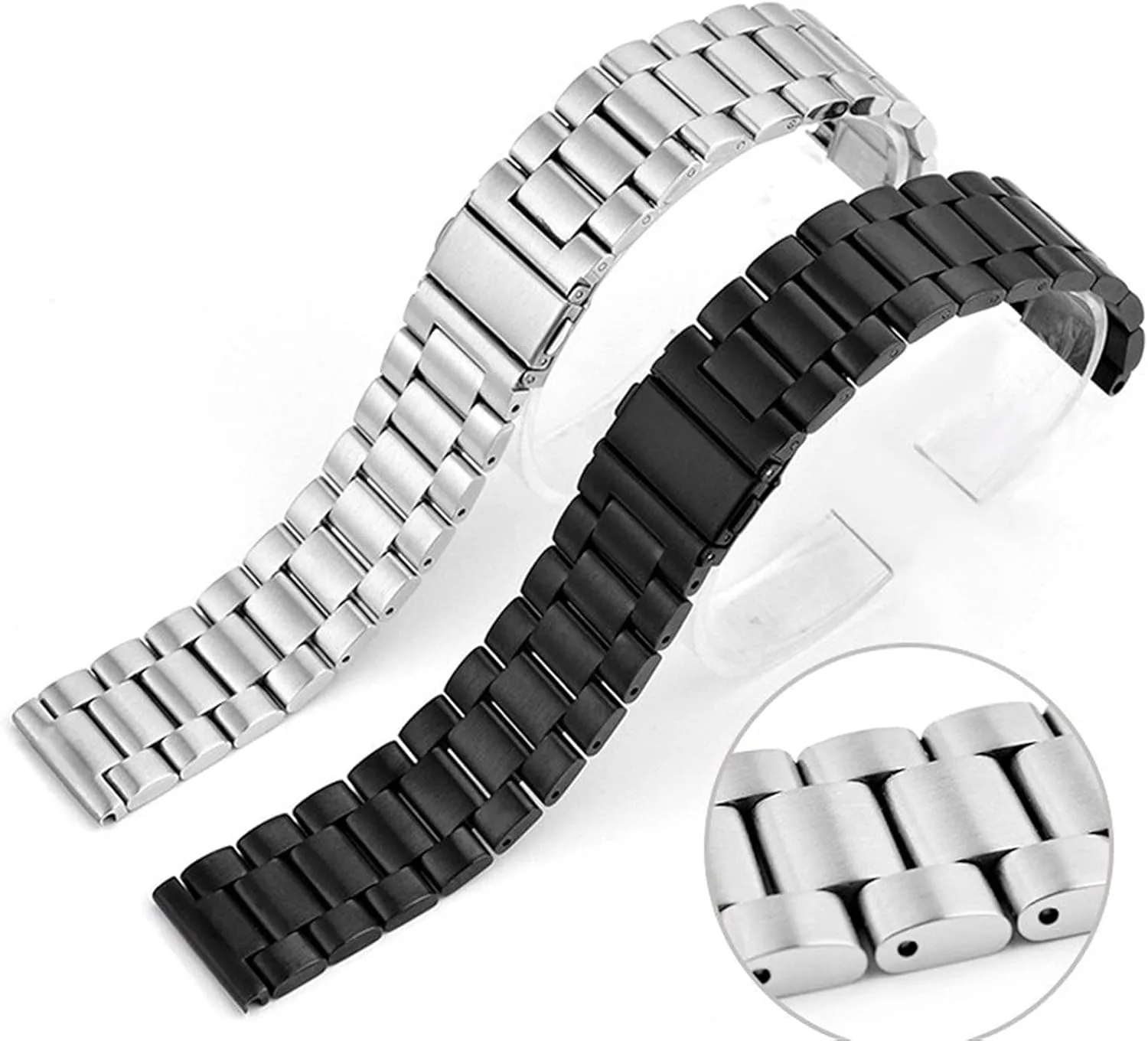 Strap Classic dusty Stainless Steel Watch Band Traditional And Smart Watch Band 20mm Wristband Metal Wristband Bracelet Watch 