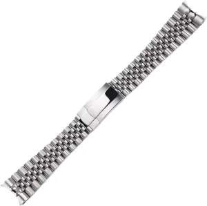 Strap for Smart Watch Traditional Watch Men Women Universal fluffy competence Folding Buckle Watch Accessories Metal Bracelet Strap 20mm 21mm Solid Stainless Steel 