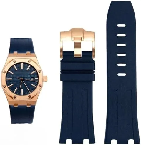 strap for synchronizer locale coniferous stream AP Abby 15703 Royal Oak Offshore series watch chain accessories watch Band 28mm Rubber silicone 