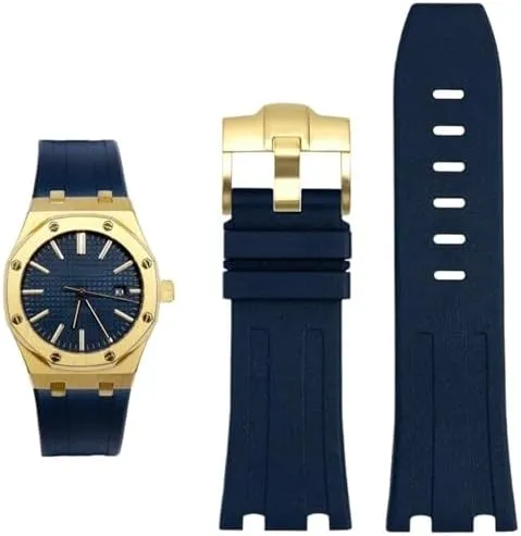 strap for synchronizer locale coniferous stream AP Abby 15703 Royal Oak Offshore series watch chain accessories watch Band 28mm Rubber silicone 