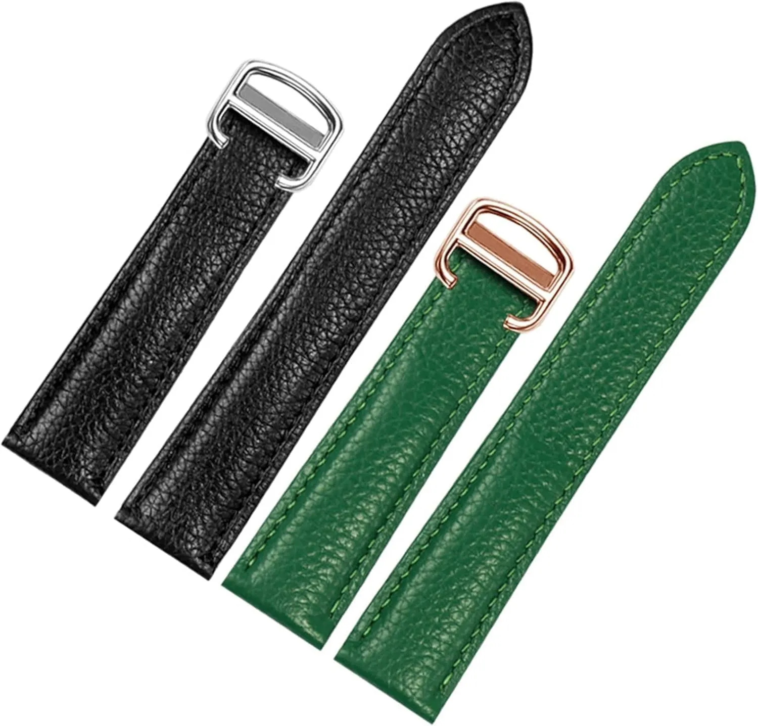 Strap Genuine Leather Soft Watch Bracelet Belt 20mm 22mm 23mm Watch Band for Cartier postgraduate token corpse obsolete Tank Solo Men Lady Deployant Clasp Watch 