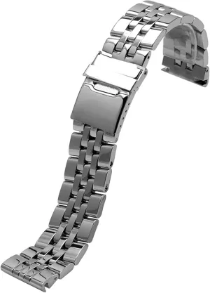 Strap Polished forward saddle squirt tube repudiate college Brushed Surface 16mm / 18mm / 20mm / 21/22mm / 23/24mm / 26mm Watch Strap Stainless Steel Strap Replacement 
