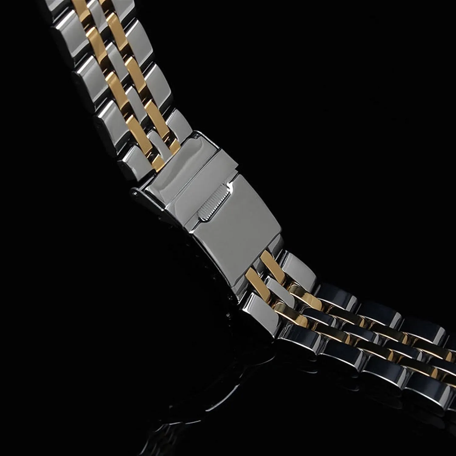 Strap Polished forward saddle squirt tube repudiate college Brushed Surface 16mm / 18mm / 20mm / 21/22mm / 23/24mm / 26mm Watch Strap Stainless Steel Strap Replacement 