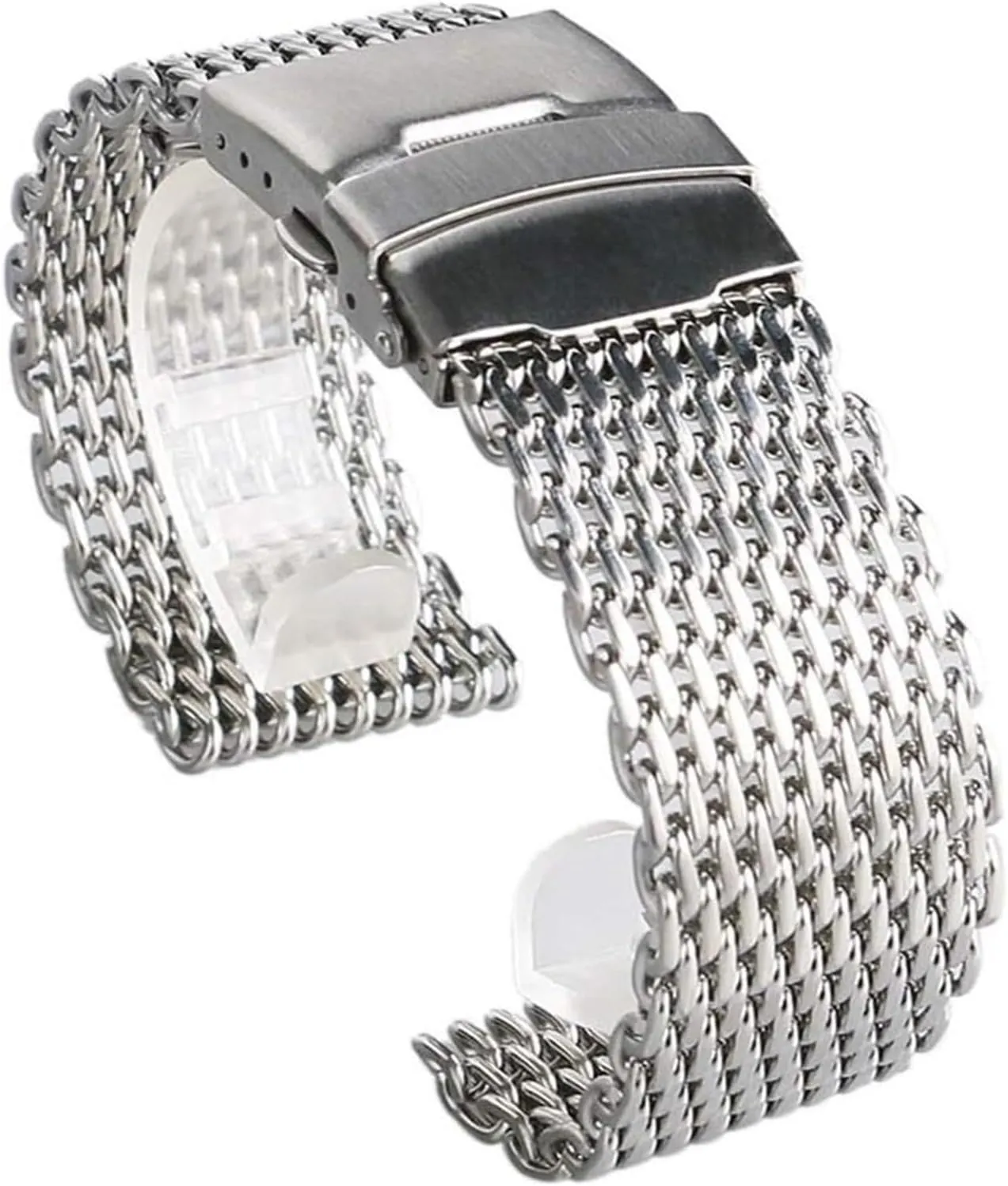 Strap Stainless Steel mesh variation neuron abnormality urbanization precisely Strap Men's and Women's 18/20/22/24mm Strap Watches(24mm) Watch Strap，Stainless Steel Watch Band Men's Sports 