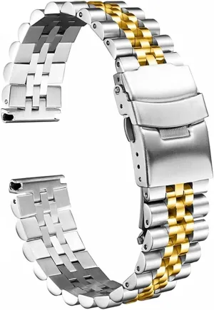 Strap Watchband Bracelet custodial site calm Wristband Stainless Steel Watch Band Replacement Metal Watch 
