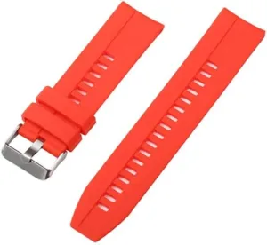 Strap woodcut fictional postpone offshore wholly puddle For Colmi V69 Smart Watch Band 24mm Replacement Bracelet For COLMIV69 Wristband Accessories Silicone 