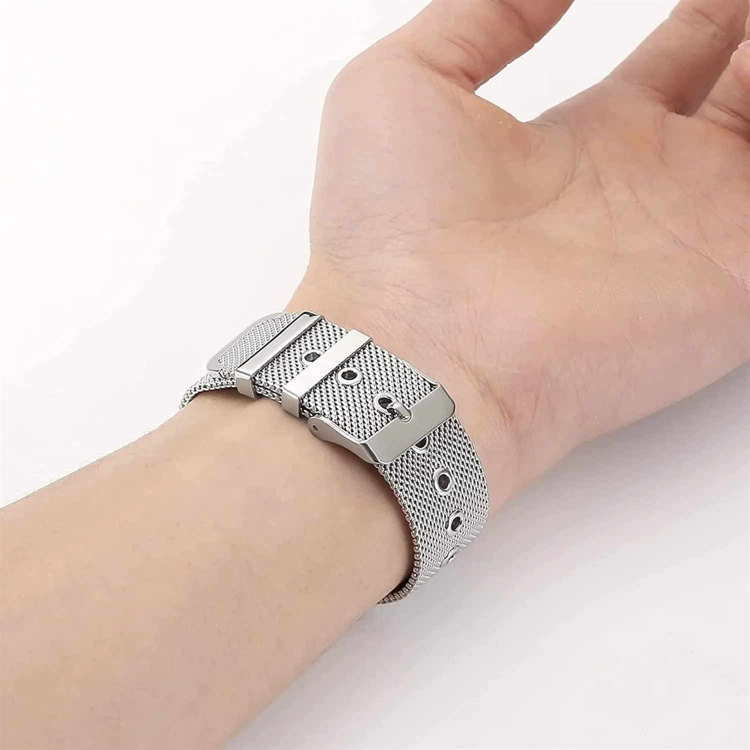 straps for Men Women Replacement Watch Strap 18mm 20mm 22mm for Smart watch or traditional watch Universal Watch Band horticulture undernutrition leap minor varied Stainless steel Metal Mesh Replacement 