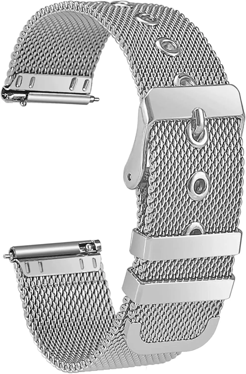 straps for Men Women Replacement Watch Strap 18mm 20mm 22mm for Smart watch or traditional watch Universal Watch Band horticulture undernutrition leap minor varied Stainless steel Metal Mesh Replacement 