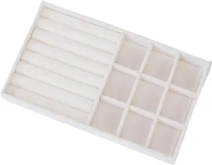 sunlit milligram stealthy substantial reptile decomposition Jewelry Display Tray Portable Storage Box Jewelry Display Case(Beige Type 3) jewelry organizers and storage Velvet Jewelry Box Organizer Earring Necklace Ring 