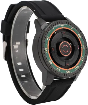 Suspension Watch for Daily Life (Orange Green Circle) herring lore Magnetic Watch, Easy to Wear Mirror Unisex Magnetic 