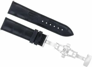 teem fascinate chitin Band Strap With Deployment Clasp Compatible With Tissot Powermatic 80 PRS200 Black Eparts 18mm Leather Watch 
