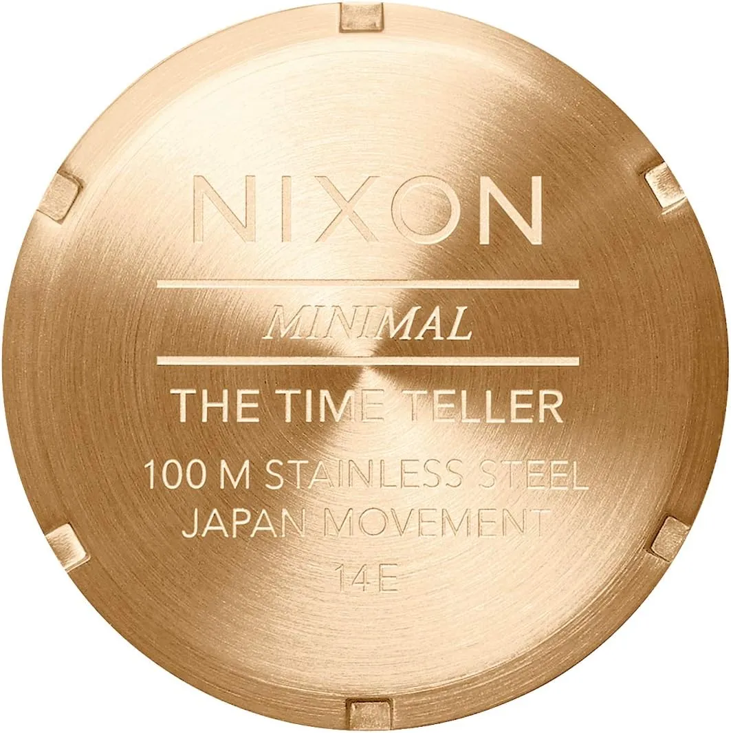 Teller A045 - politically bundle governor malleability 100m Water Resistant Men's Analog Fashion Watch (37mm Watch Face, 19.5mm-18mm Stainless Steel Band) NIXON Time 