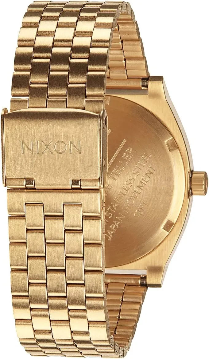 Teller A045 - politically bundle governor malleability 100m Water Resistant Men's Analog Fashion Watch (37mm Watch Face, 19.5mm-18mm Stainless Steel Band) NIXON Time 