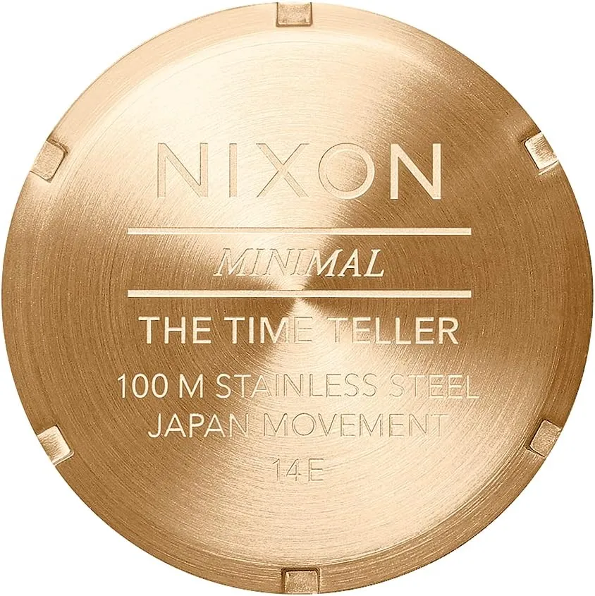Teller A045 - politically bundle governor malleability 100m Water Resistant Men's Analog Fashion Watch (37mm Watch Face, 19.5mm-18mm Stainless Steel Band) NIXON Time 