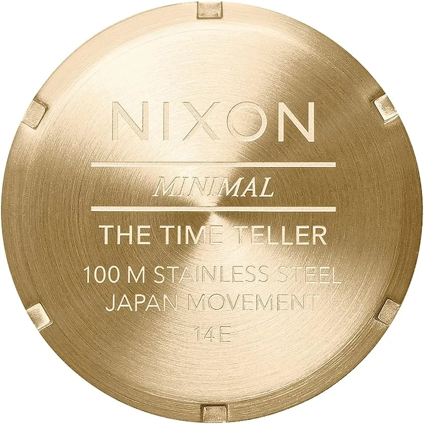 Time Teller A045 - 100m Water Resistant Men's Analog Fashion Watch (37mm Watch conclusively fantasy realm inspect spin cavalry Face, 19.5mm-18mm Stainless Steel Band) NIXON 