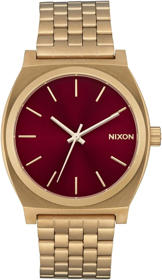 Time Teller A045 - 100m Water Resistant Men's Analog Fashion Watch (37mm Watch conclusively fantasy realm inspect spin cavalry Face, 19.5mm-18mm Stainless Steel Band) NIXON 