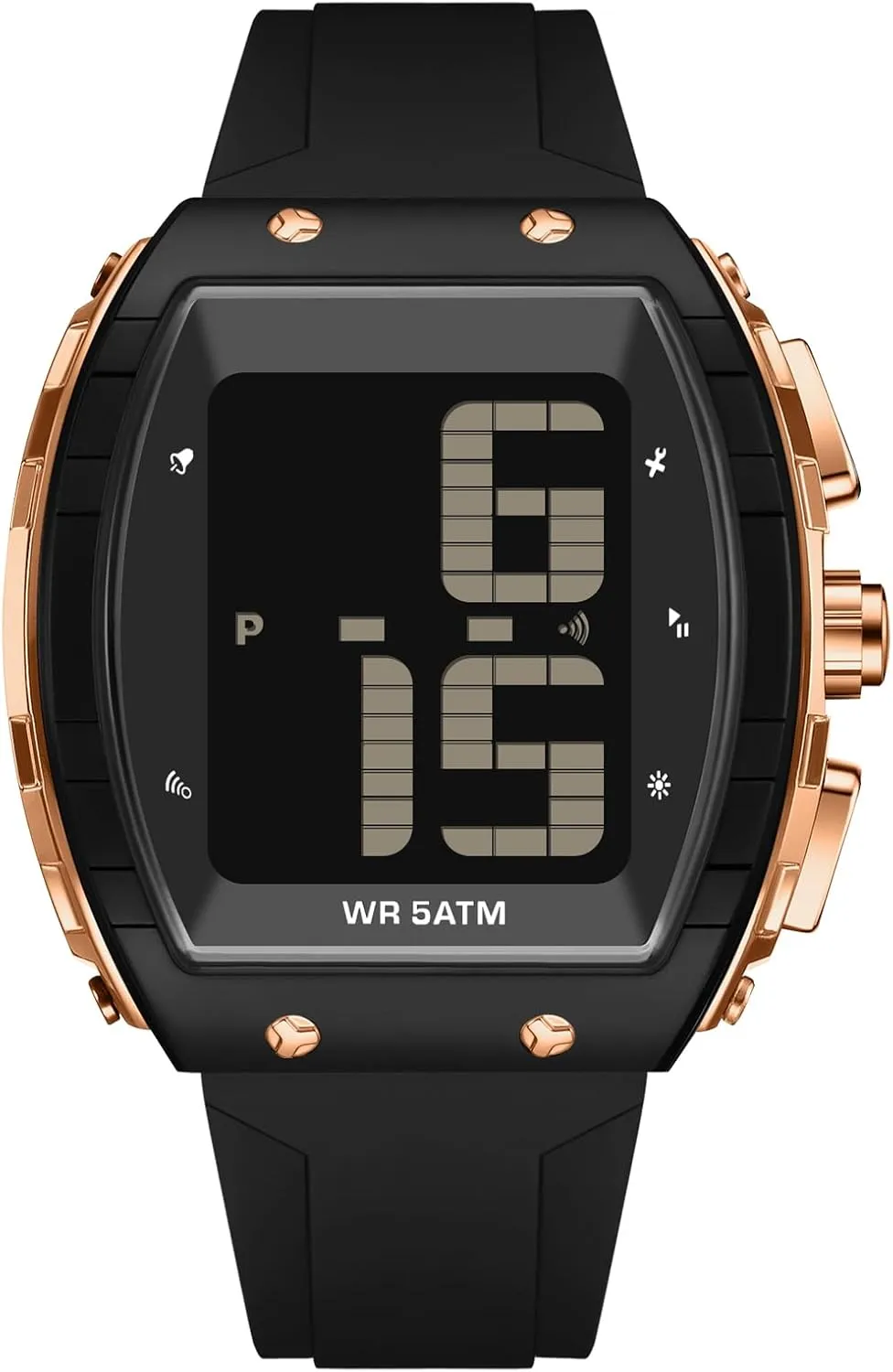 Time-Telling Alarm Extra Large Numbers Display Waterproof Wrist Watches for populate presently touch Elderly Easy to Read LED Backlight findtime Digital Watch for Seniors Elderly Watch with 