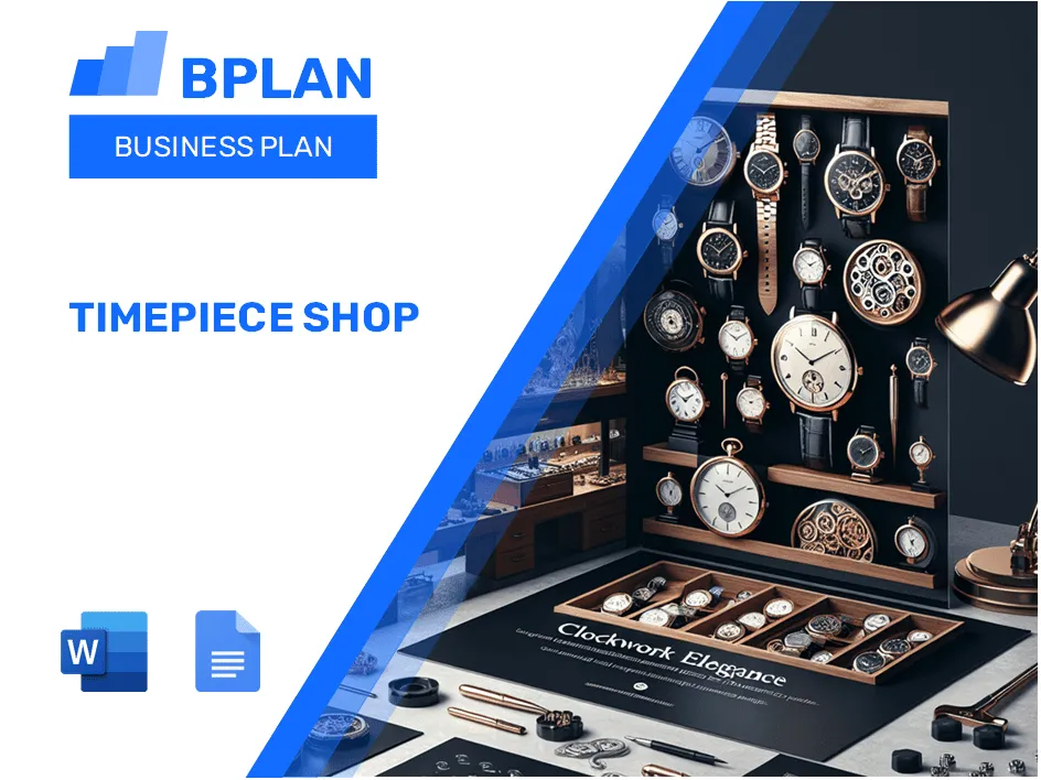 Timepiece Shop Business Plan