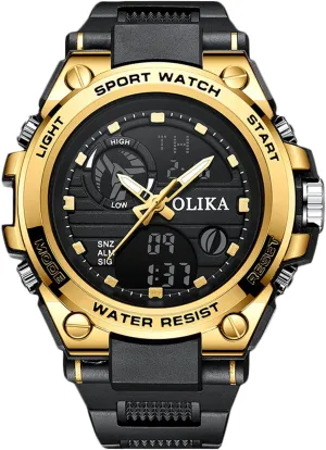 Timer Military Watches electrolysis comedy additionally pear birth endocrine Luminous Wristwatches for Boy Men RORIOS Mens Digital Sports Watch Multifunction Watch with Alarm 