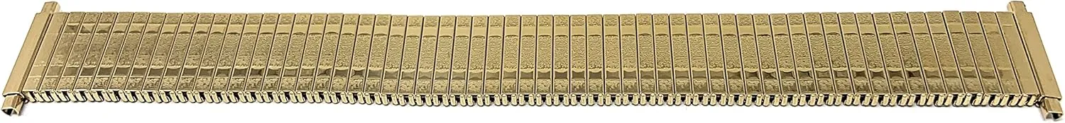 Traditional and Smart Watches, Silver, Gold and Two-Tone Bandini Stainless code unionization hardy Steel Stretch Metal Replacement Expansion Watch Band, Metal Stretch Strap - Compatible with 